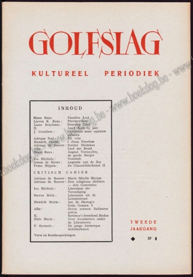 Afbeeldingen van Golfslag. Jg. 2, nr. 4. 1947