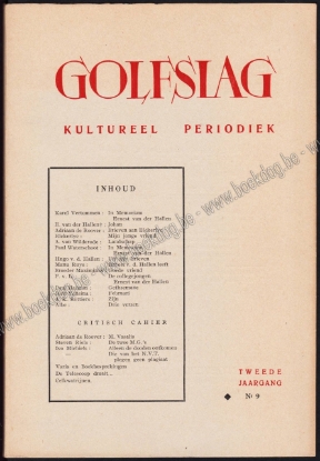 Afbeeldingen van Golfslag. Jg. 2, nr. 9. 1947