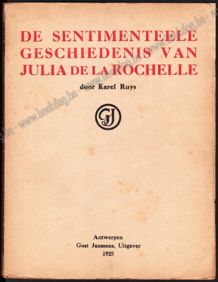 Afbeeldingen van De sentimenteele geschiedenis van Julia de la Rochelle