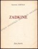 Afbeeldingen van Zadkine. (Signed)