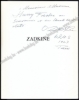 Afbeeldingen van Zadkine. (Signed)