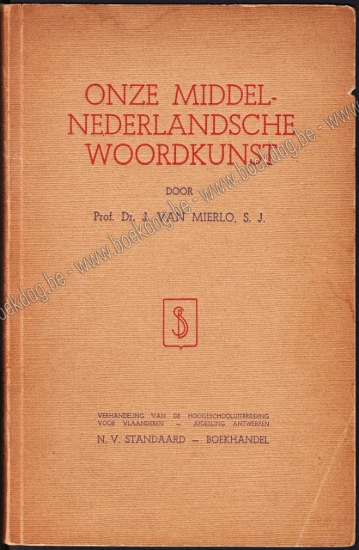 Afbeeldingen van Onze middelnederlandsche woordkunst