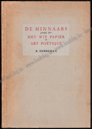 Afbeeldingen van De minnaars. Het wit papier. Art poetique