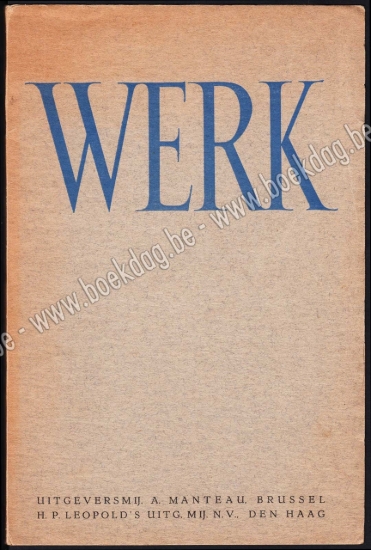 Afbeeldingen van Werk. Jg. I, nr. 4. April 1939
