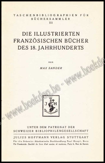 Afbeeldingen van Die Illustrierten Französischen Bücher Des 18. Jahrhunderts