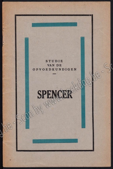 Afbeeldingen van Studie van de opvoedkundigen. Spencer