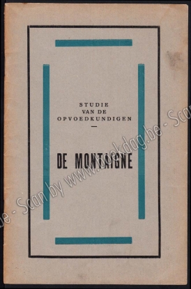 Afbeeldingen van Studie van de opvoedkundigen. De Montaigne