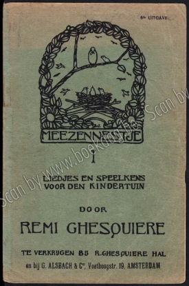 Afbeeldingen van Meezennestje I: kinderliedjes met gebaren, speelkens met gezang, godsdienstige en gelegenheidsliedjes