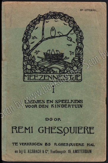 Afbeeldingen van Meezennestje I: kinderliedjes met gebaren, speelkens met gezang, godsdienstige en gelegenheidsliedjes
