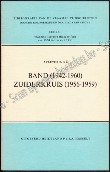 Afbeeldingen van Bibliografie van de Vlaamse Tijdschriften. Reeks I: Vlaamse Literaire Tijdschriften, afl. 4