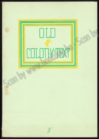 Afbeeldingen van Uit G. H. Bührmann 's papiercollectie. Old Colony Text