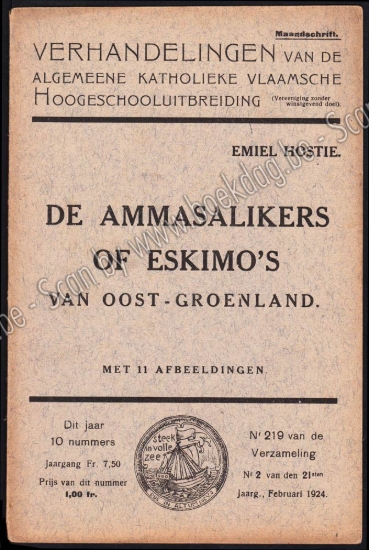 Afbeeldingen van De Ammasalikers of Eskimo's van Oost-Groenland
