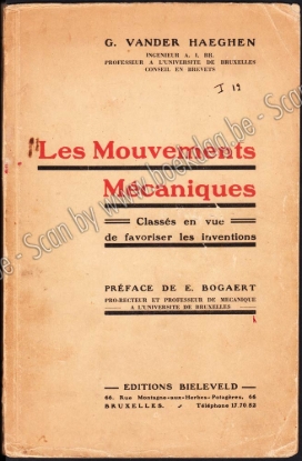 Afbeeldingen van Les Mouvements Mécaniques. Classés en vue de favoriser les inventions