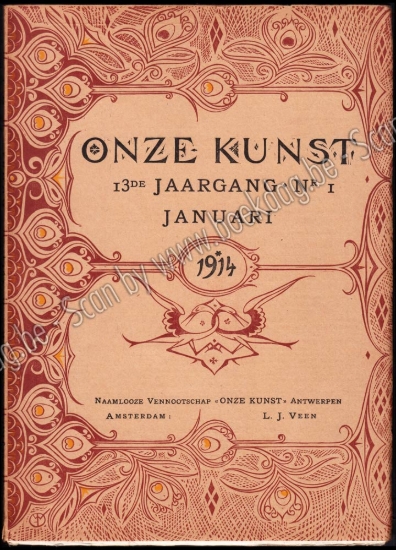 Afbeeldingen van Onze Kunst. Jg. 13 deel XXV, nrs. 1-6. Januari - Juni 1914