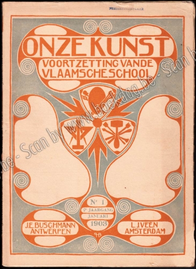 Afbeeldingen van Onze Kunst. Jg. 2, nrs. 1-6. Eerste half jaar. 1903
