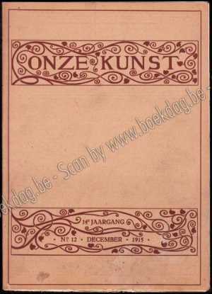 Afbeeldingen van Onze Kunst. Jg. 14, nr. 12. December 1915