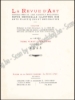 Afbeeldingen van La Revue d'Art. 21e année, nr. 1-6. Janvier-Juin. Tome 25. 1925