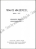 Afbeeldingen van Frans Masereel. 1889-1971. Verkoopscatalogus n° 1