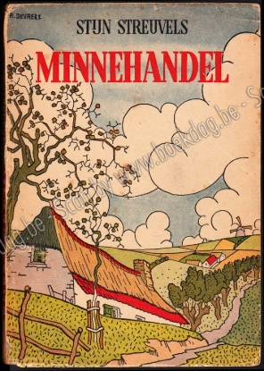 Afbeeldingen van Minnehandel. Omslag door A. DEVAERE