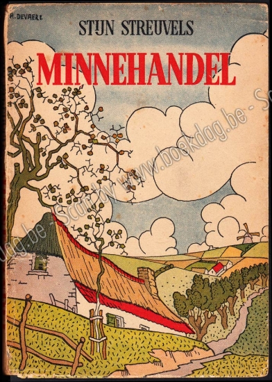 Afbeeldingen van Minnehandel. Omslag door A. DEVAERE