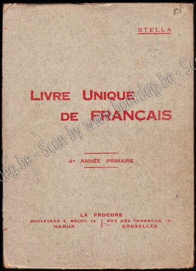 Afbeeldingen van Livre Unique de Français. Quatrième année
