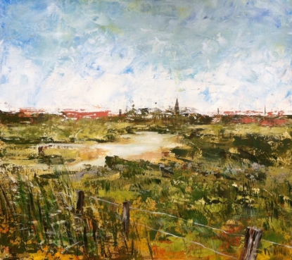 Afbeeldingen van Uitkerkse polder 1 (06/2016) - Eva De Vlam [°1969]