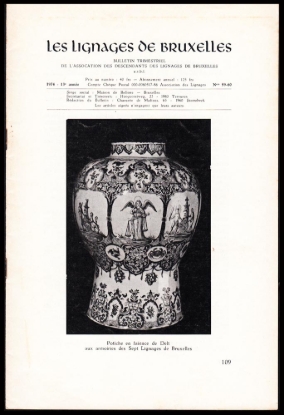 Afbeeldingen van Les Lignages de Bruxelles. 13e Année, N° 59-60, 1974