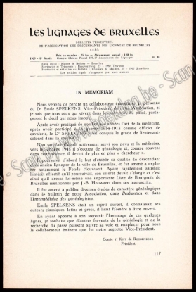 Afbeeldingen van Les Lignages de Bruxelles. 8e Année, N° 39, 1969
