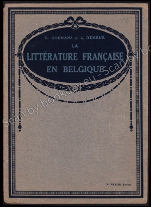 Afbeeldingen van La Littérature Française de Belgique