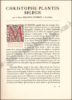 Afbeeldingen van Sept études publiées à l'occasion du quatrième centenaire du célèbre imprimeur anversois Christophe Plantin (1520-1920)