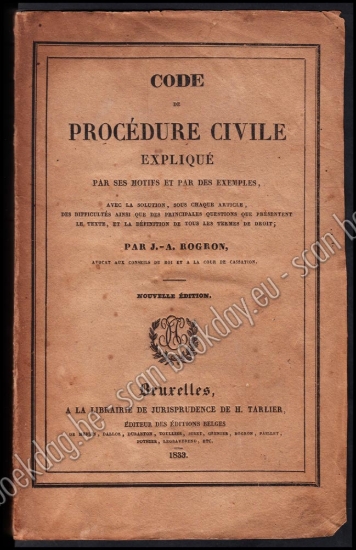 Afbeeldingen van Code de procédure civile expliqué par ses motifs et par des exemples, ...