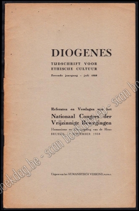 Afbeeldingen van Diogenes. Tijdschrift voor ethische cultuur. Jrg VII, Nr. Juli, 1959