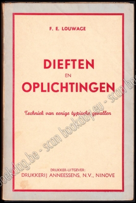Afbeeldingen van Dieften en oplichtingen. Techniek van enige typische gevallen