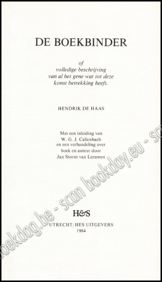 Afbeeldingen van De Boekbinder