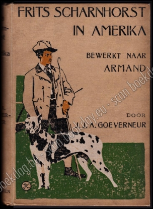 Afbeeldingen van Frits Scharnhorst in Amerika  Illustraties door Jan Frederik Rinke