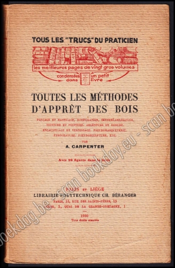 Afbeeldingen van Toutes les méthodes d'apprêt des bois