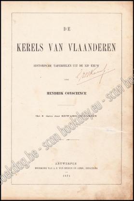 Afbeeldingen van De Kerels van Vlaanderen. Historische tafereelen uit de XIIe eeuw