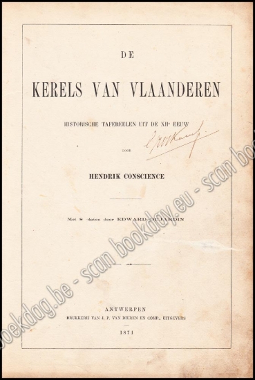 Afbeeldingen van De Kerels van Vlaanderen. Historische tafereelen uit de XIIe eeuw