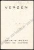Afbeeldingen van Verzen. Gesigneerd
