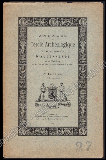 Afbeeldingen van Annales du Cercle archéolgique et historique d'Audenaerde 2