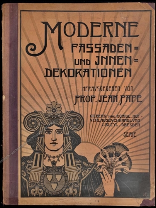 Afbeeldingen van Moderne Fassaden- und Innendekorationen. Serie I