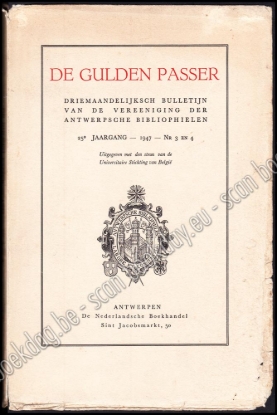 Afbeeldingen van De Gulden Passer. Driemaandelijks bulletin van de Vereeniging der Antwerpse Bibliophielen. 25e jrg nrs 3 en 4