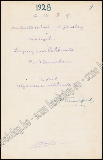 Afbeeldingen van Leergang van Vakkunde. Houtbewerkers. St. Jansberg