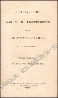 Afbeeldingen van History of the War of the Independence of the United States of America.