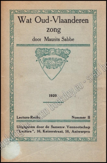 Afbeeldingen van Wat Oud-Vlaanderen zong