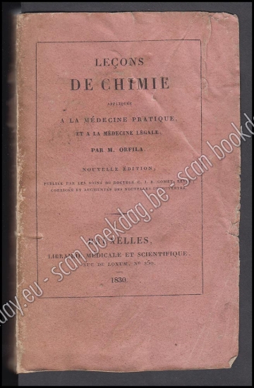 Afbeeldingen van Leçons de Chimie appliquée à la Médicine Pratique, et a la Médicine Légale
