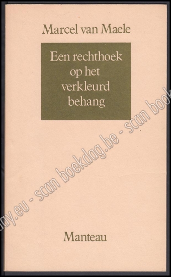 Afbeeldingen van Een rechthoek op het verkleurd behang