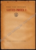 Afbeeldingen van Krities Proza I & II
