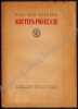 Afbeeldingen van Krities Proza I & II
