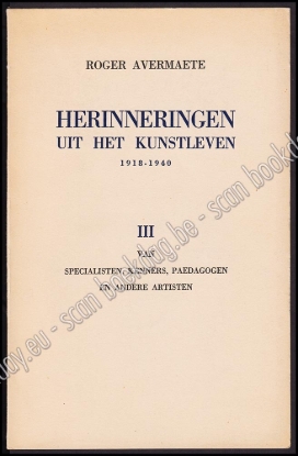 Afbeeldingen van Herinneringen uit het kunstleven 1918-1940. III